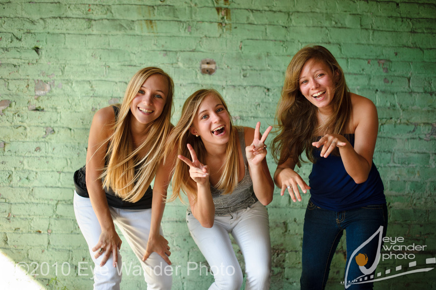 matherne024 New Orleans seniors Mallary, Miranda and Malayne
