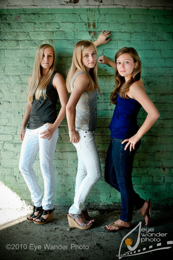 matherne026 New Orleans seniors Mallary, Miranda and Malayne