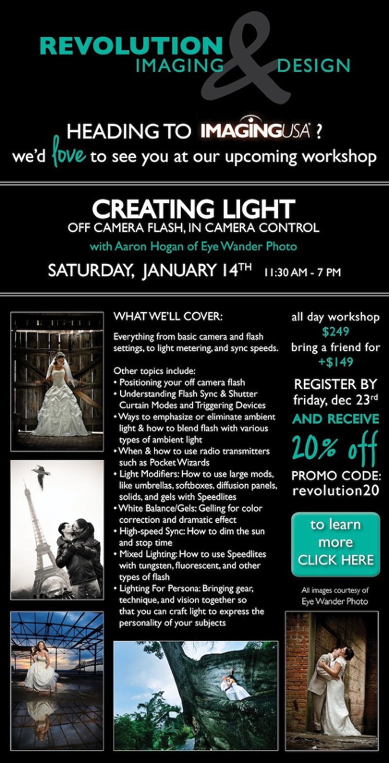 Eye Wander Photo - Revolution imaging & design - Imaging USA Lighting Workshop