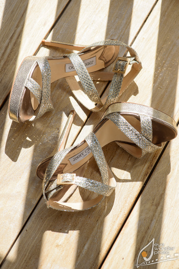 Silver Glitter Wedding Shoes