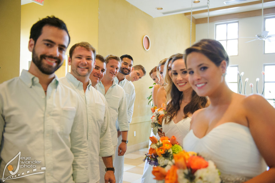 beautiful wedding party