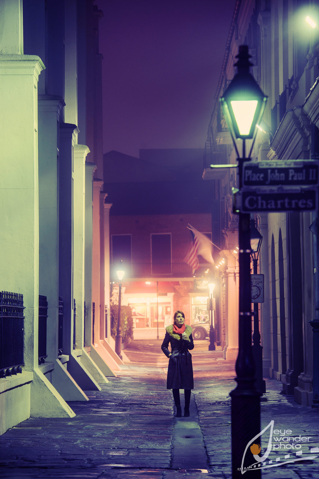 st louis cathedral new orleans at night