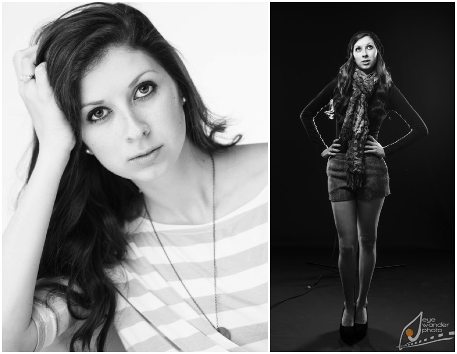 senior photography in studio