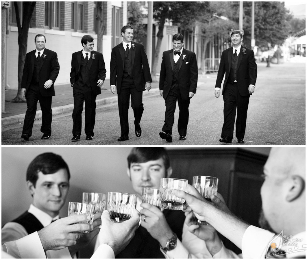 Groomsmen Cheers with Scotch New Orleans Groomsmen Cheers with Scotch