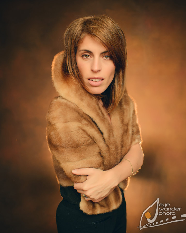 fur fashion photos Baton Rouge in studio Jency Griffin Hogan