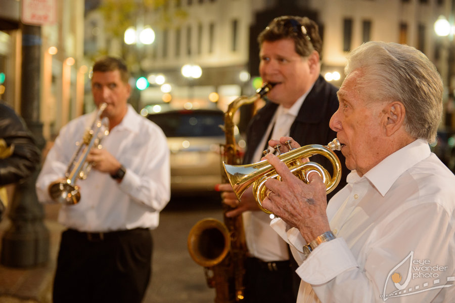New Orleans Wedding Groomsmen Play Jazz New Orleans Wedding Groomsmen Play Jazz
