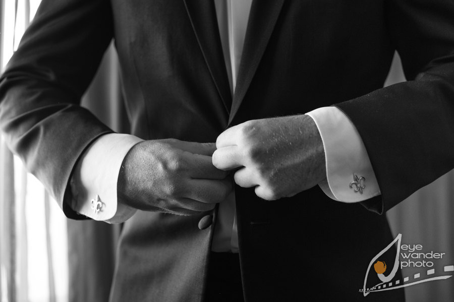 New Orleans Wedding Groom Cuff Links Fleur de Lis