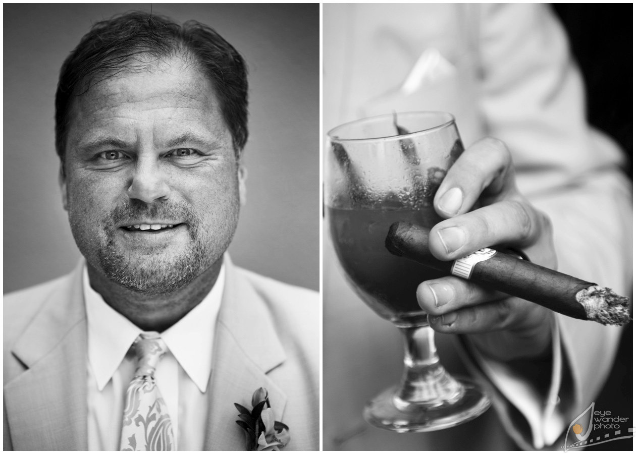 Groomsmen with Bloody Mary and Cigar New Orleans Wedding Groomsmen with Bloody Mary and Cigar