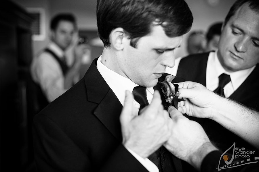 New Orleans Wedding Groom Boutineer