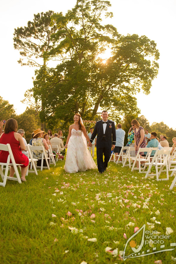 Louisiana Wedding Leaving Wedding Ceremony Louisiana Wedding Leaving Wedding Ceremony Outside alter