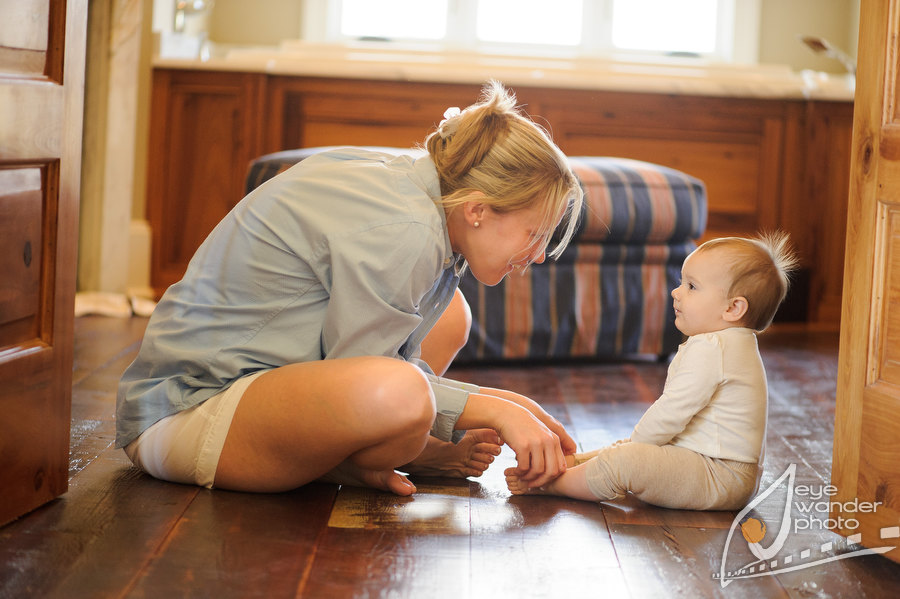 Children at Weddings Baby and Bride before ceremony Children at Weddings Baby and Bride before ceremony