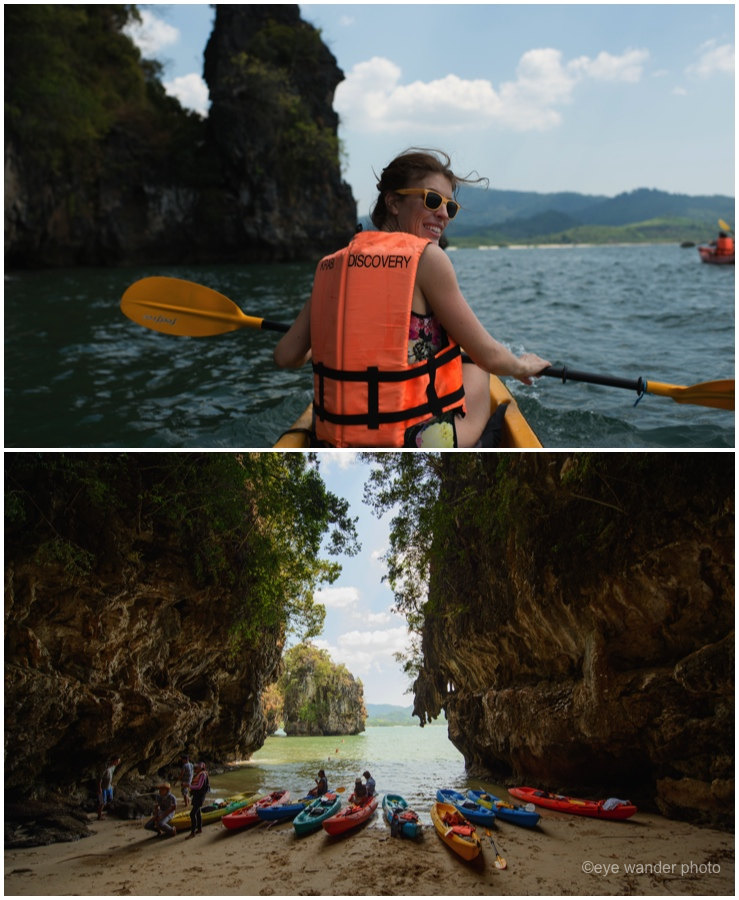 Krabi Thailand Kayaking girl Krabi Thailand Kayaking girl