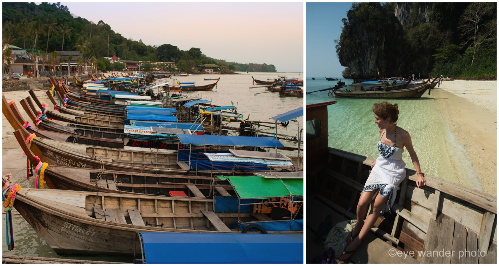Krabi Thailand Long tail boats Krabi Thailand Long tail boats