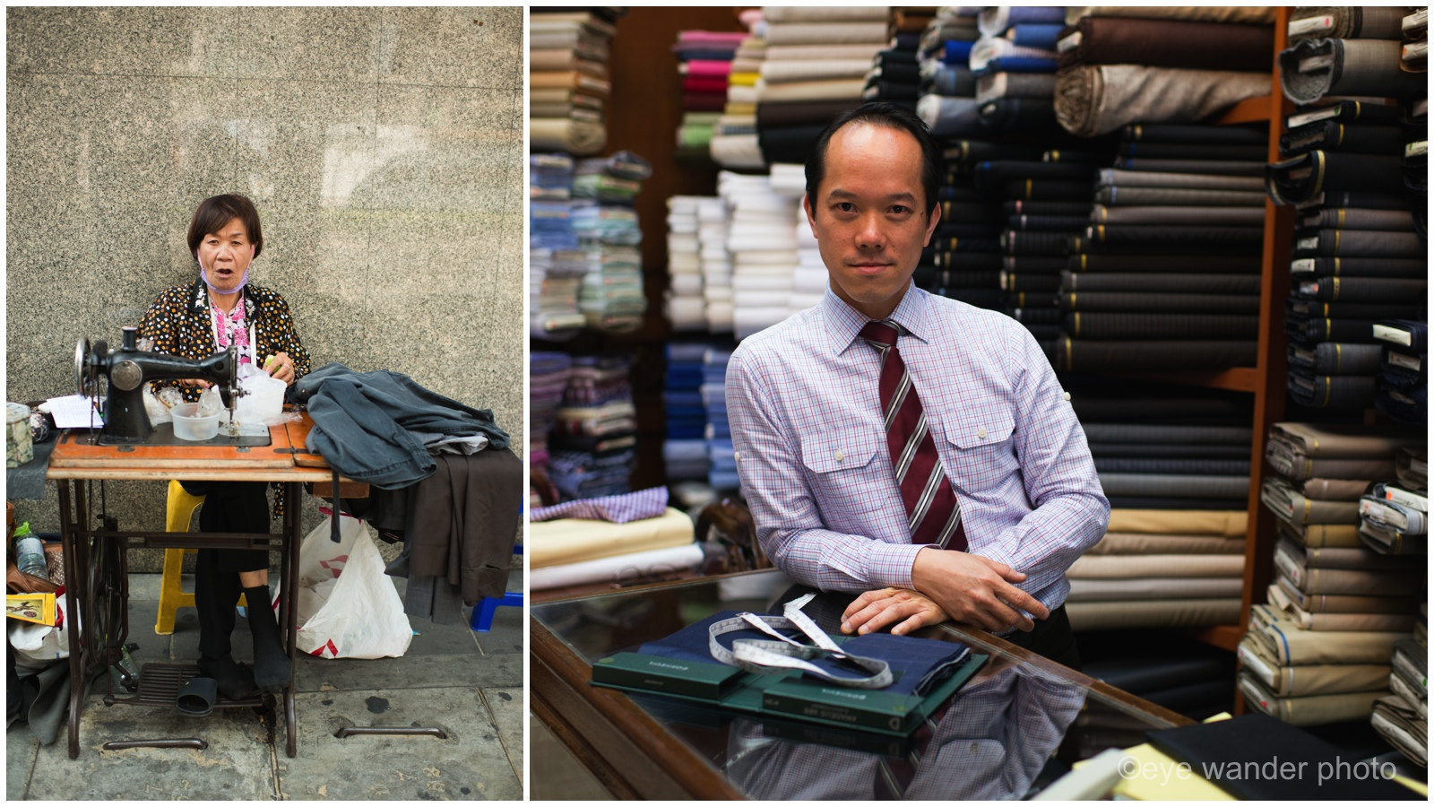Bangkok Thailand Narin Coutre tailor on the street Bangkok Thailand Narin Coutre tailor on the street