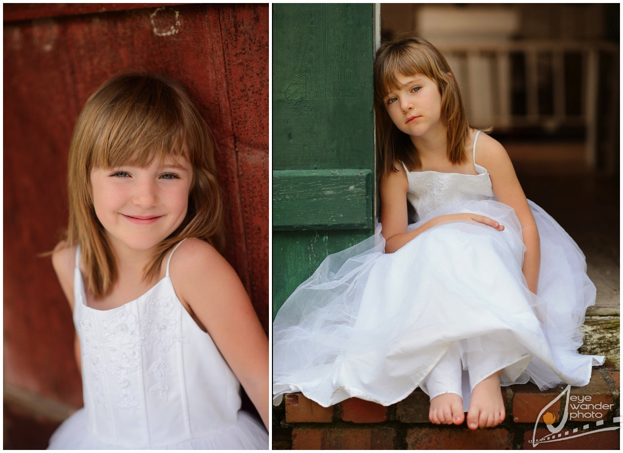 Kids at weddings flower girl portait precious
