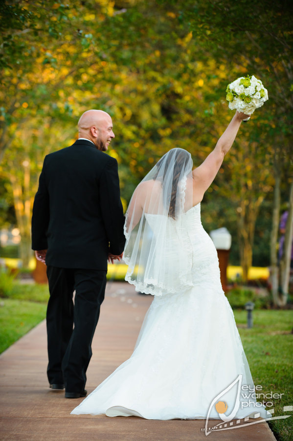 Louisiana Wedding Leaving Wedding Ceremony Louisiana Wedding Leaving Wedding Ceremony Bride Celebrating