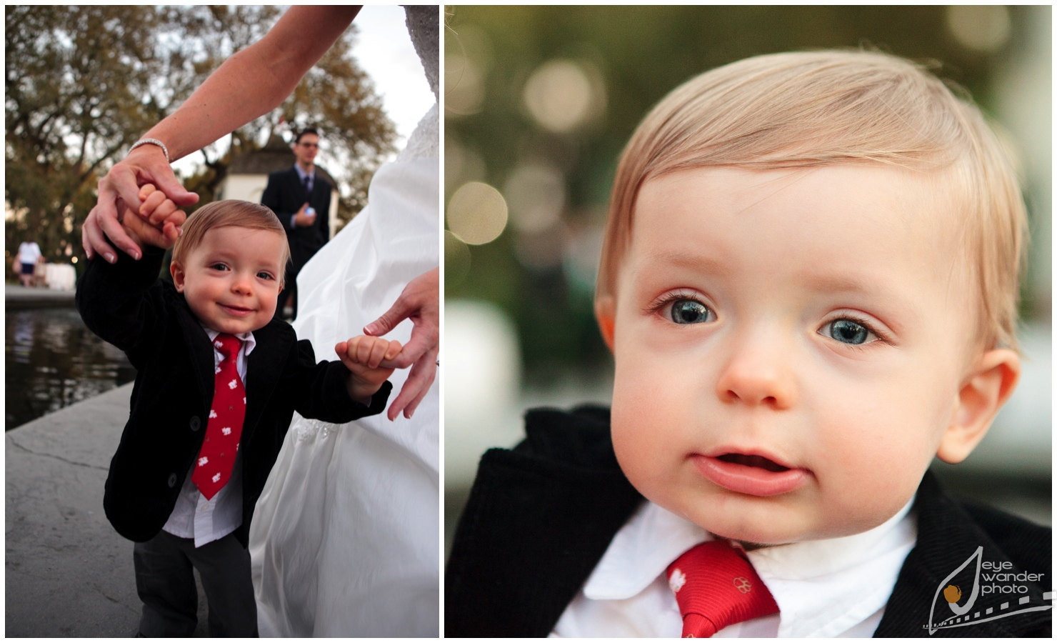 Kids At Weddings Baby Boy in suit Chubby Cheeks