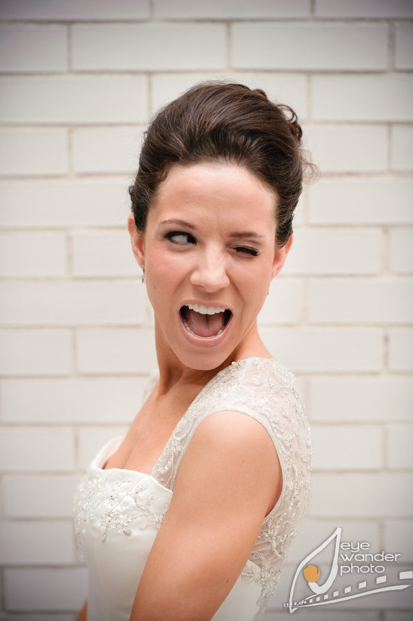 New Orleans Wedding Bridal Portrait Winking