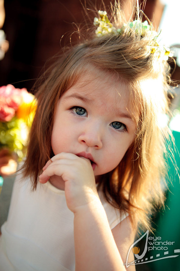 Kids At Weddings Flower Girl portrait Adorable