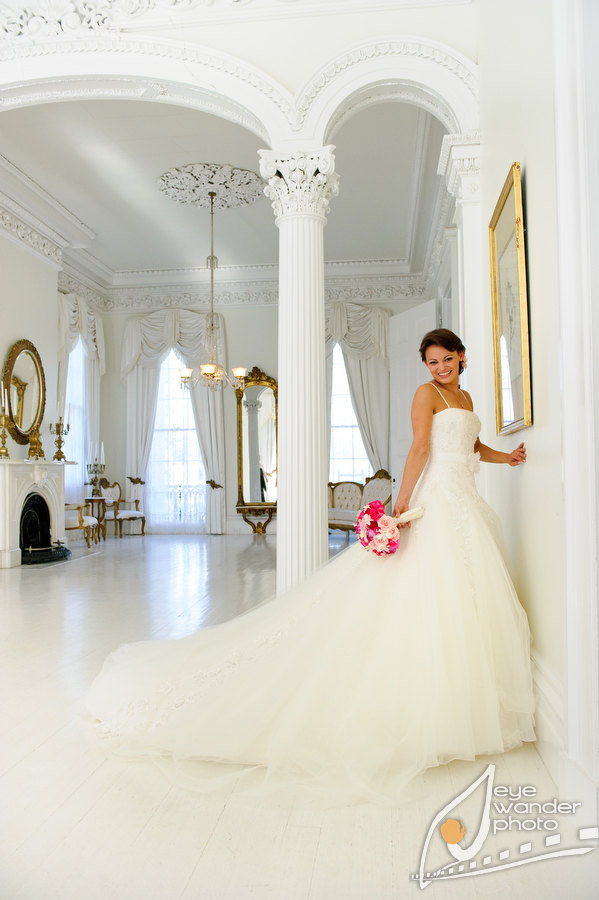 Nottingway Plantation Wedding Bridal White on White