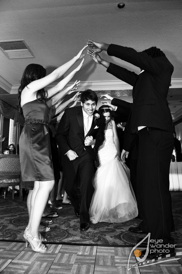 Louisiana Wedding Leaving Wedding Ceremony Louisiana Wedding Leaving Wedding Ceremony under human bridge