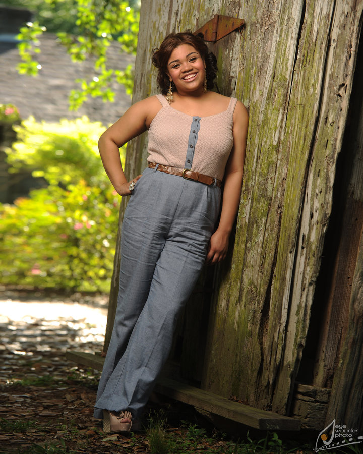 black-african-american-preppy-rural-senior