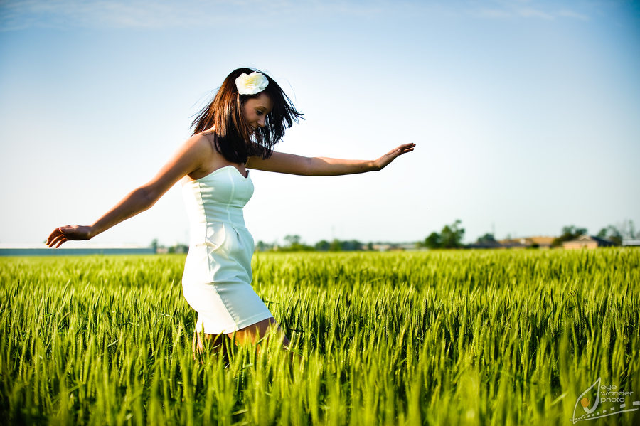 field-sunny-white-dress-senior