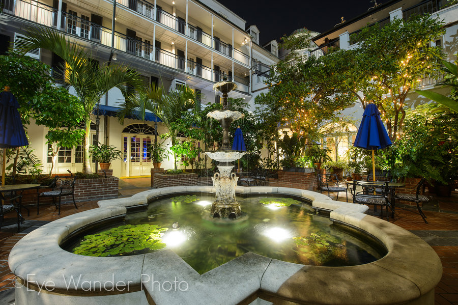 new orleans courtyard revolution restaurant