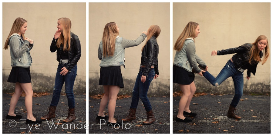 fun photo shoot, siblings, natural light, Baton Rouge, downtown, creative photo scene